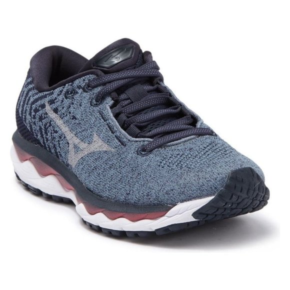 Mizuno Shoes - MIZUNO Wave Sky 3 Waveknit Womens Running Shoe Blue 6.5 NEW